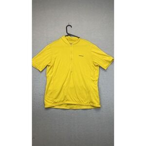 Vintage Performance Cycling Jersey Mens Large Yellow USA‎ Short Sleeve Zip 90s
